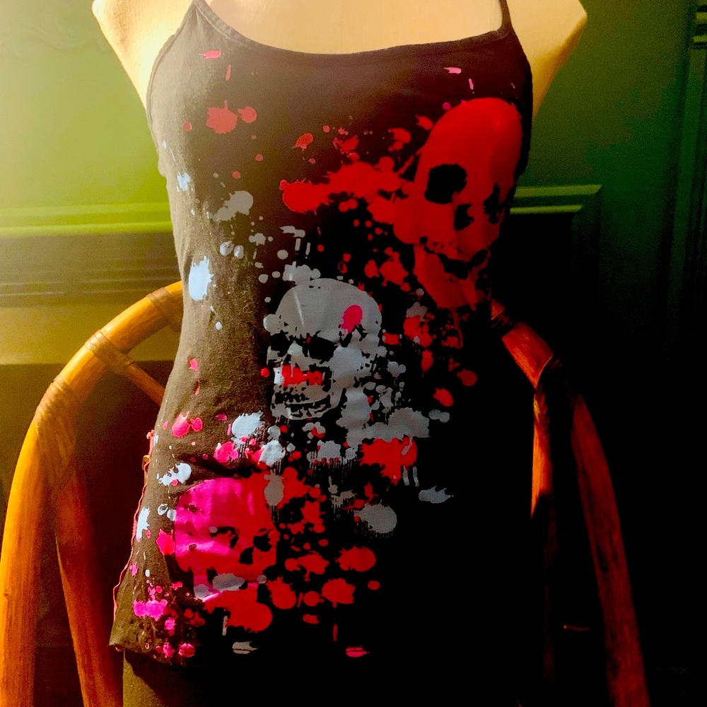 Old School Hot Topic Tank! 💀💀💀
